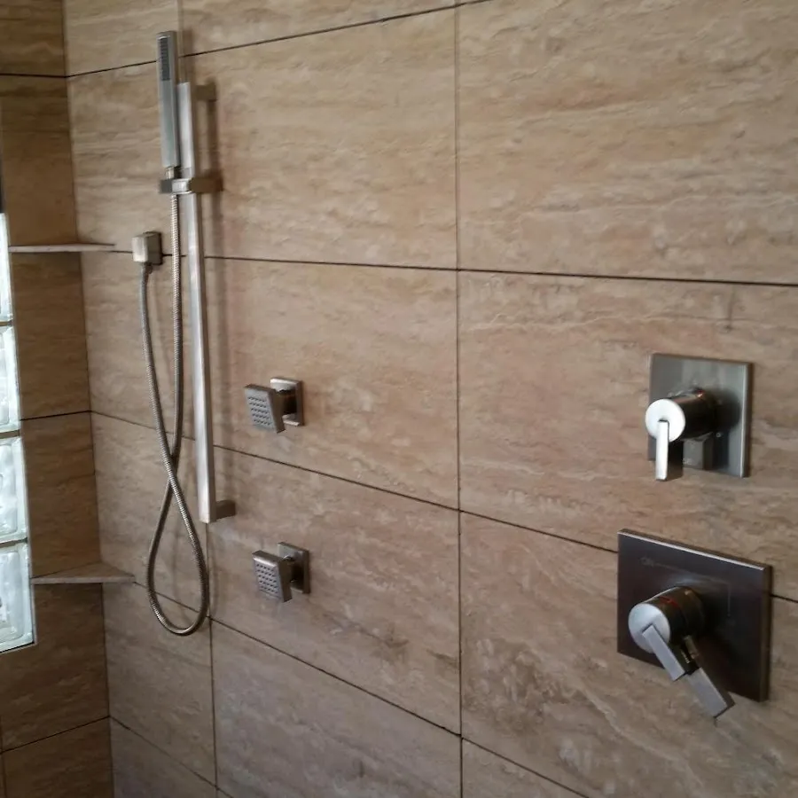 Shower fixture installation for Water Heater Replacement in Elk City